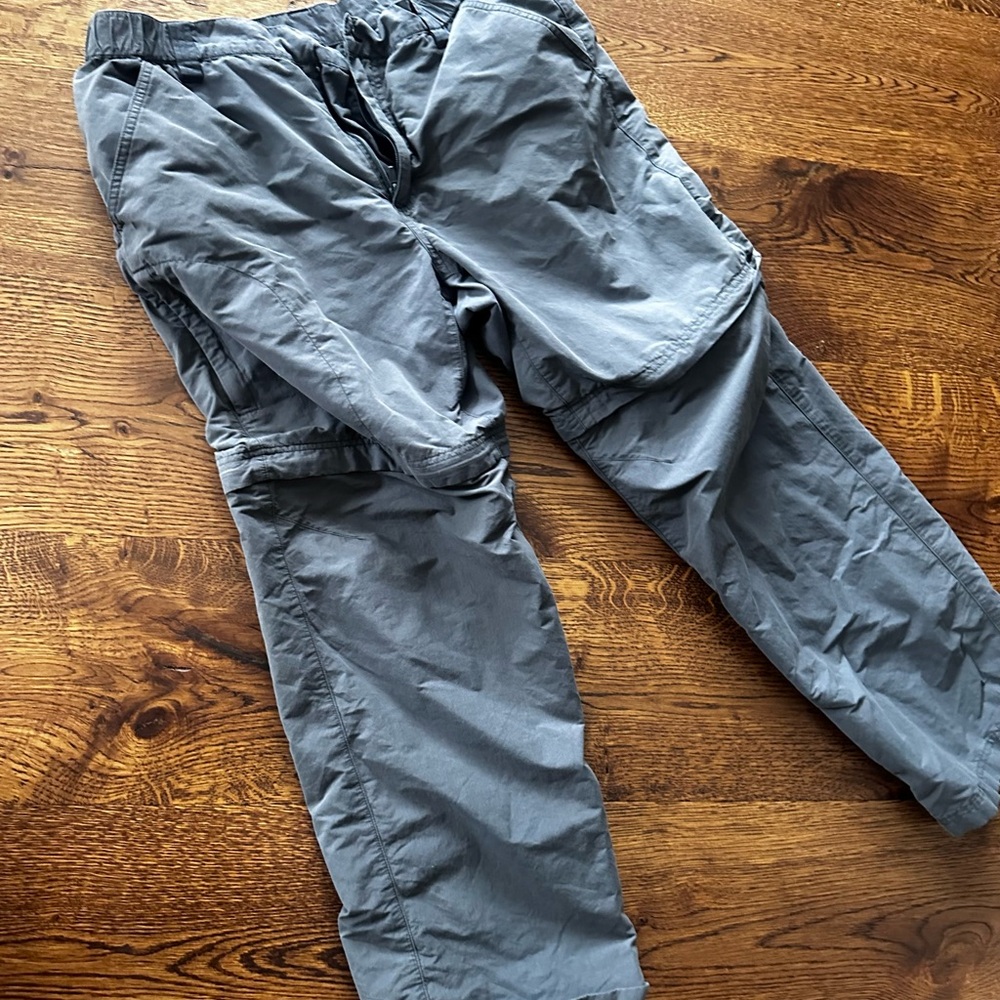 Men's Koppen Gray Convertible Hiking / Utility Pants, Size Medium